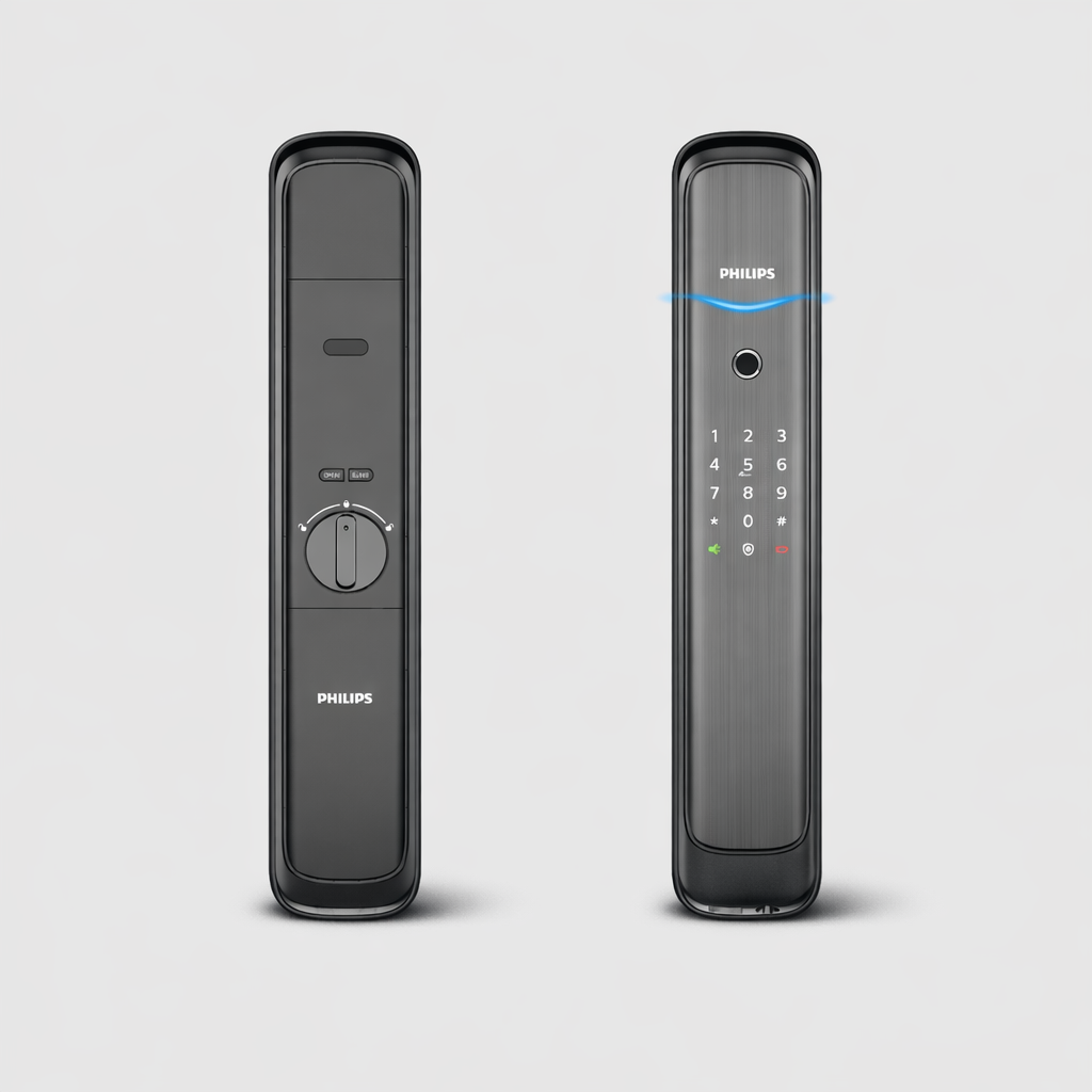 Philips Smart Wi-Fi Door Lock | Fingerprint Pin Access Records | DDL702E-5HWS