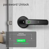 HYH Smart Latch Door Lock | Fingerprint PIN Card Tuya App | HC-R1