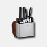 EKO Knife & Utensil Holder | Compact Countertop Organizer Fingerprint-Resistant SUS | EK8627