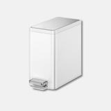 EKO 6L Washroom Step Pedal Bin | Soft Close Lid Slim Fingerprint-Resistant Rust-Proof | EK9138P-6L-MWS