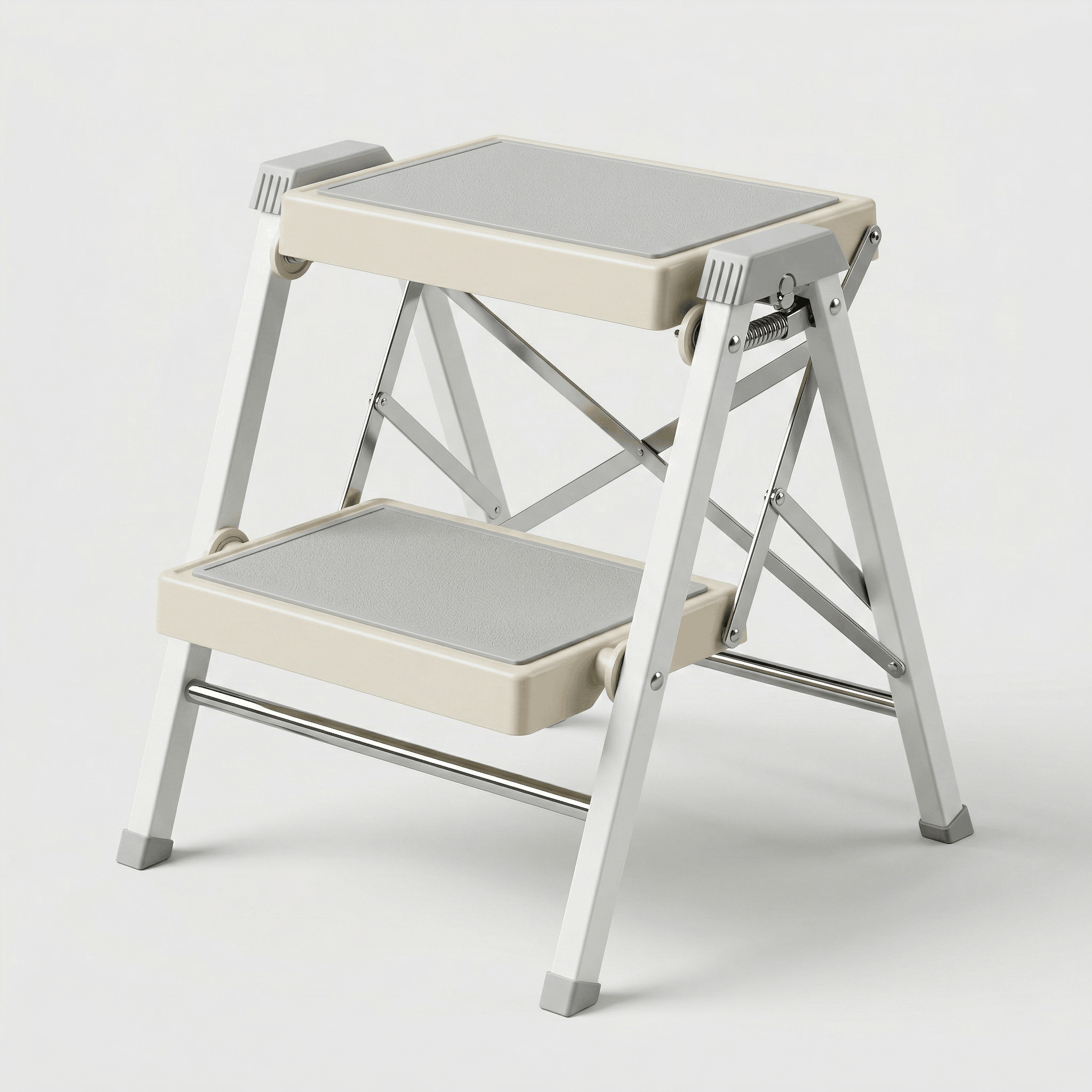 2-Step Non-Slip Foldable Design, Steel & Plastic Construction | MyChoice