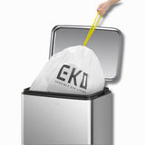 EKO 12L Rectangular Step Pedal Bin | Soft Close Lid Fingerprint-Resistant SUS Rust-Proof | EK9361MT-12L