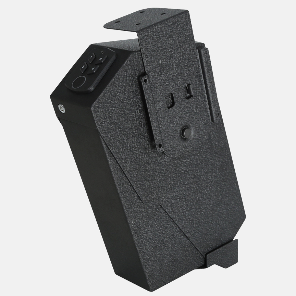 Proway Biometric Drop-Down Handgun Safe | Fingerprint & Passcode Under Desk | GS-375EBD