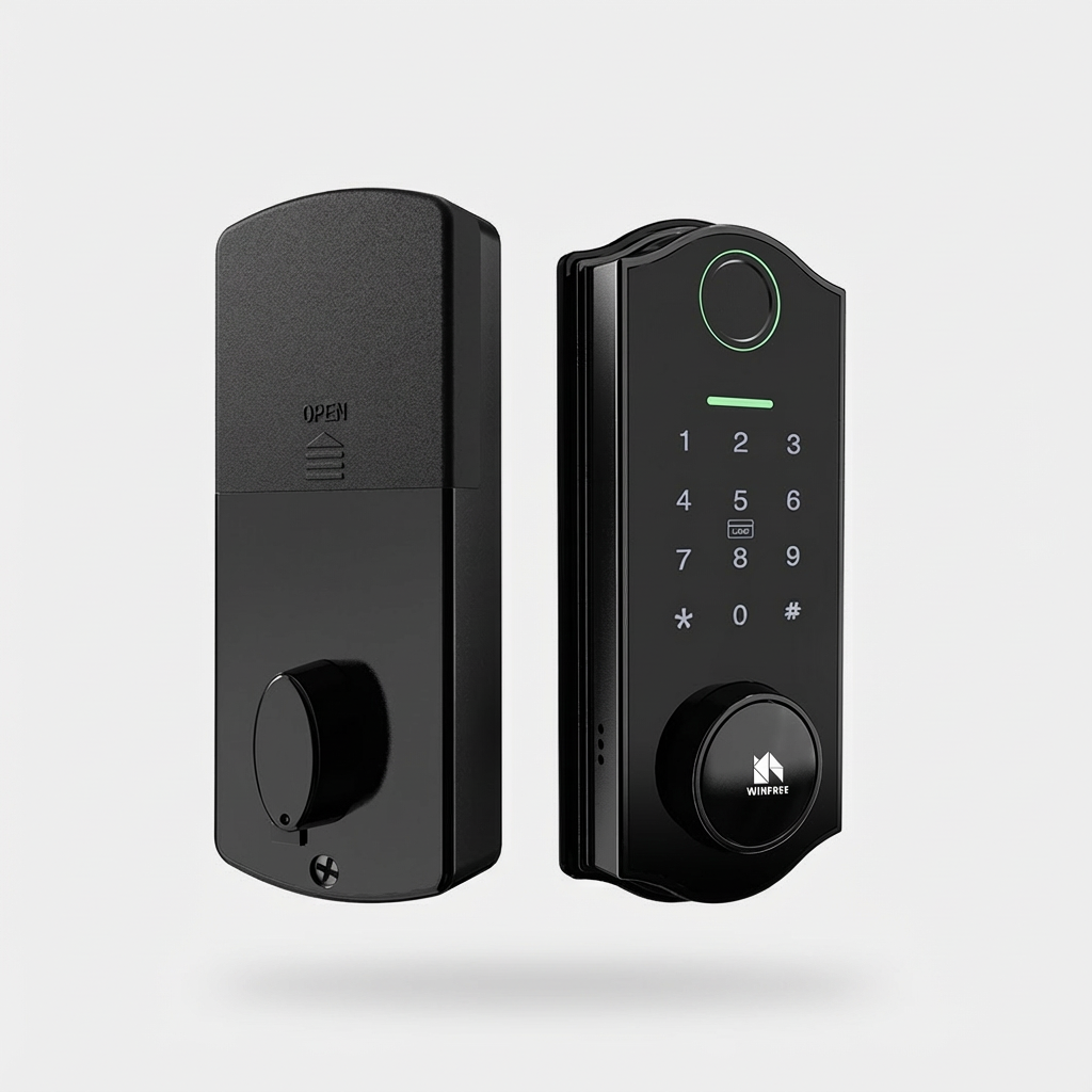 HYH Smart Bluetooth Dead Lock | Fingerprint Temporary PIN Card TT App | HC-M1