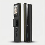 HYH Smart Ultrasonic Biometric Door Lock | Passage Mode Tampered Glass Tuya Wi-Fi | HC-V4