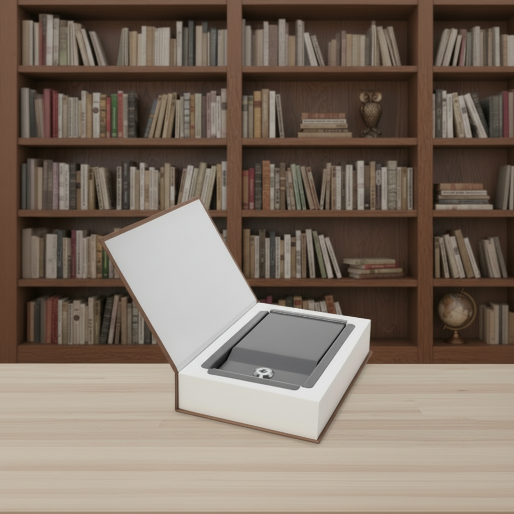 Decorative box with Paris theme, showing front, side, and back views.