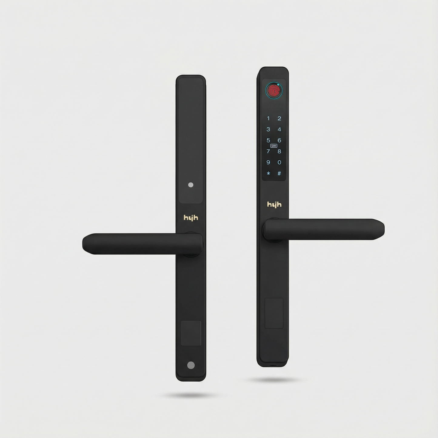 HYH Smart Lever Door Lock | Fingerprint PIn Card TT Bluetooth |  HC-X2