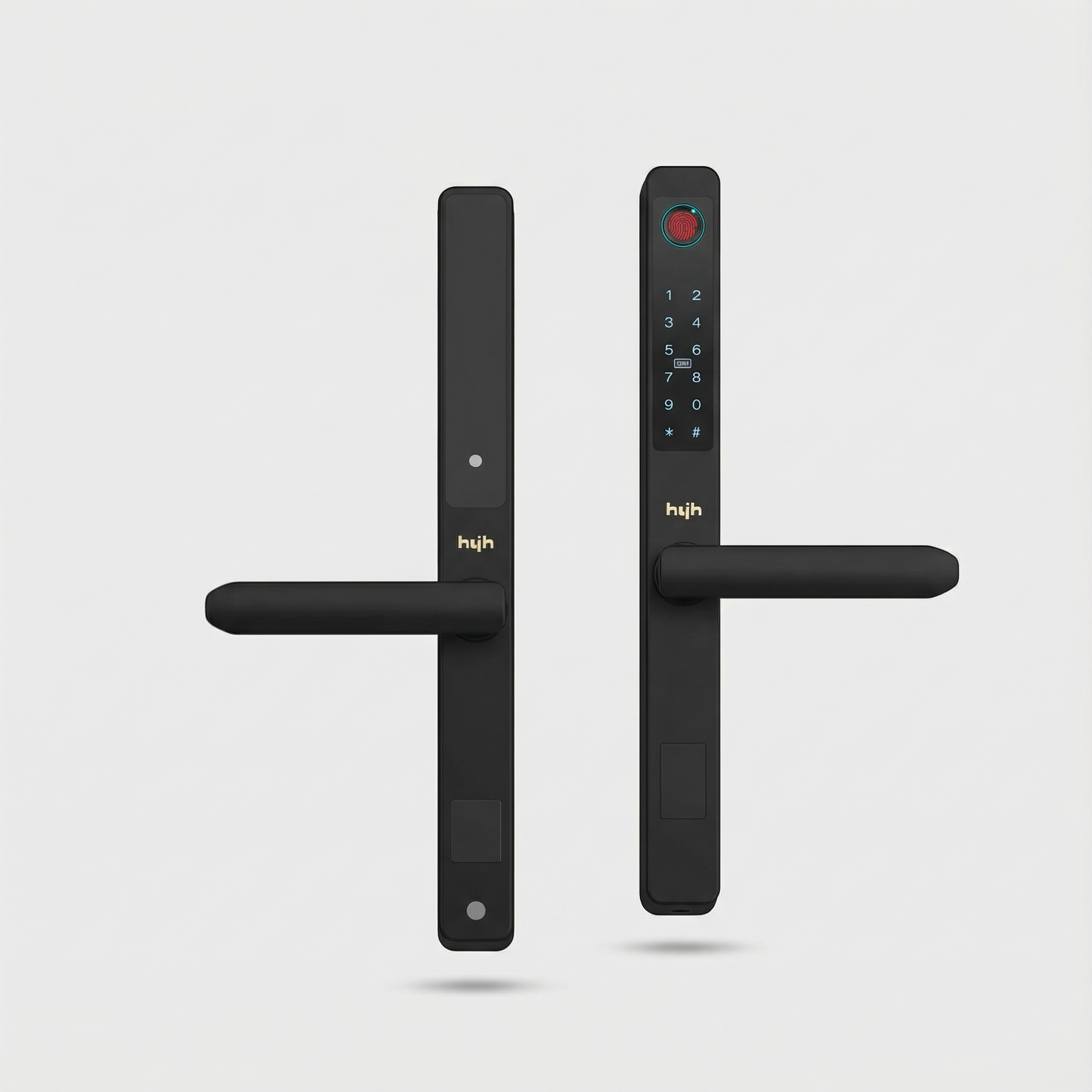 HYH Smart Lever Door Lock | Fingerprint PIn Card TT Bluetooth |  HC-X2