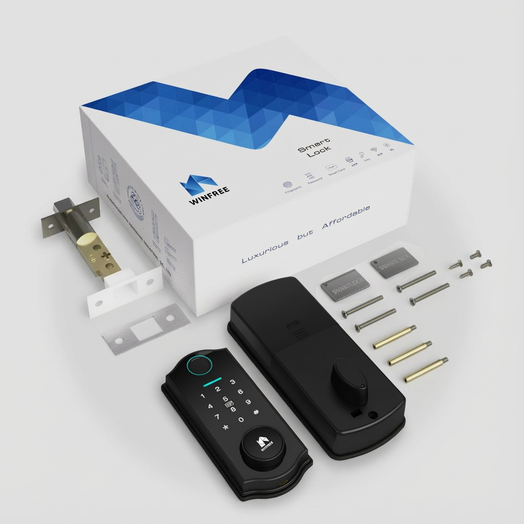 HYH Smart Bluetooth Dead Lock | Fingerprint Temporary PIN Card TT App | HC-M1