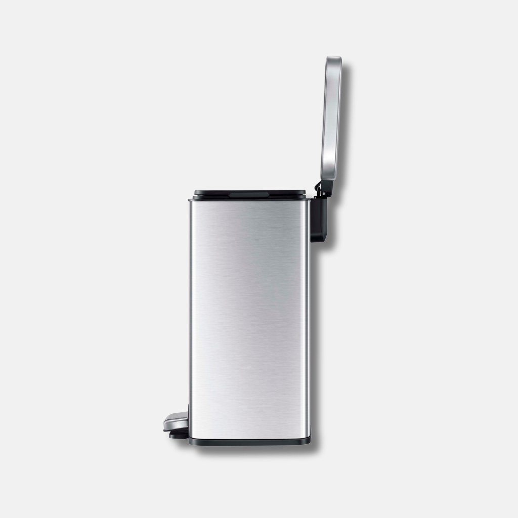 EKO 12L Rectangular Step Pedal Bin | Soft Close Lid Fingerprint-Resistant SUS Rust-Proof | EK9361MT-12L