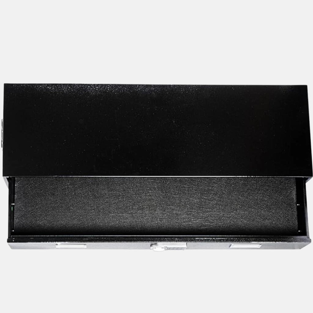 Proway Under-Bed Biometric Drawer Safe | Heavy-Duty Steel Electronic Keypad | SDG-118EGH3