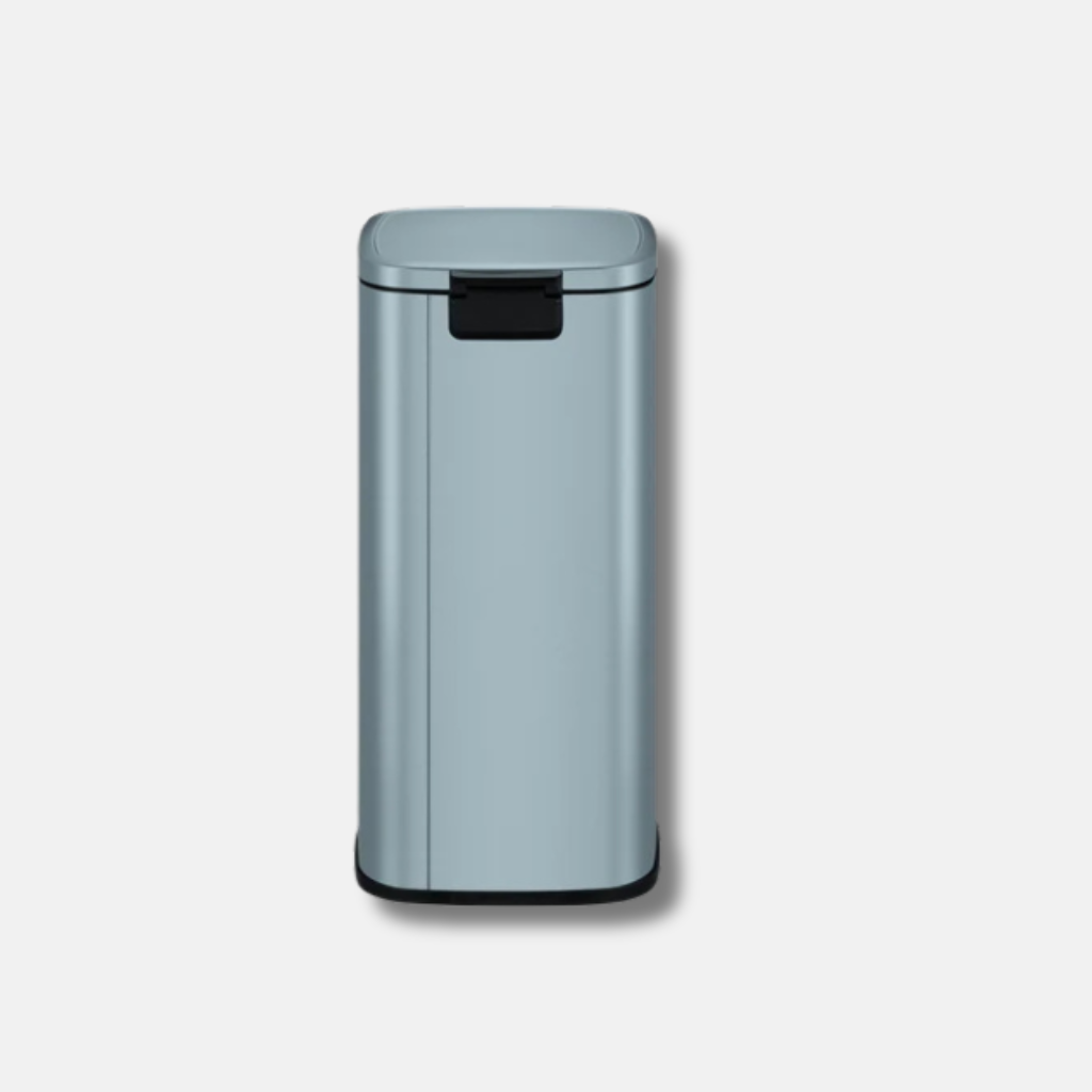 EKO Stella 30L Kitchen Step Trash Bin | Soft Close Lid Fingerprint-Resistant SUS Rust-Proof | EK9384P-30L
