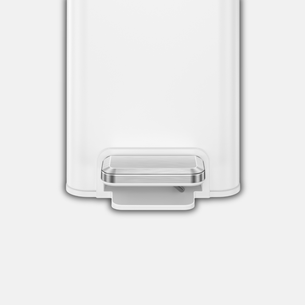 EKO 6L Washroom Step Pedal Bin | Soft Close Lid Slim Fingerprint-Resistant Rust-Proof | EK9138P-6L-MWS