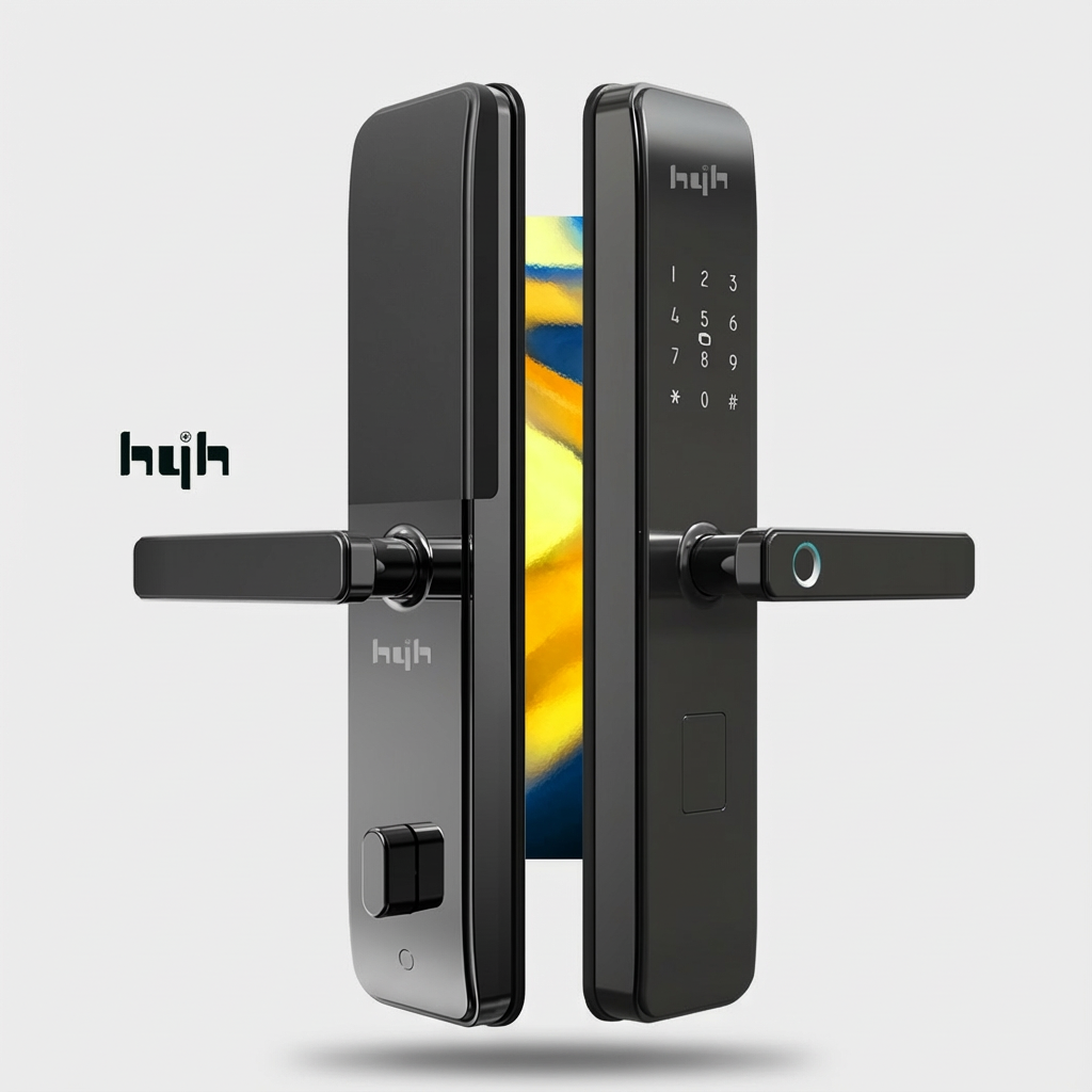 HYH Smart Digital Door Lock | Fingerprint PIN Card TT App Access | HC-D1