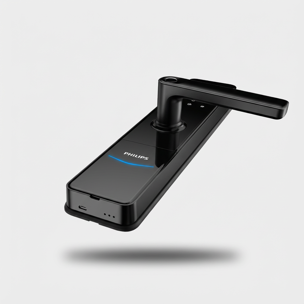 Philips Smart Lever Door Lock | Fingerprint PIN RFID EasyKey | DDL603E-5HWS