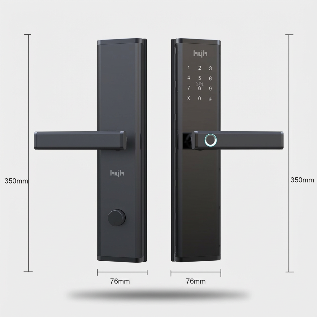 HYH Smart  Door Lock | Fingerprint PIN Card Wifi Tuya App | HC-D3