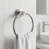 Kingroom Stainless Steel Towel Ring | SUS304 Rust-Proof, Brushed Satin Finish, Round Design | 5460