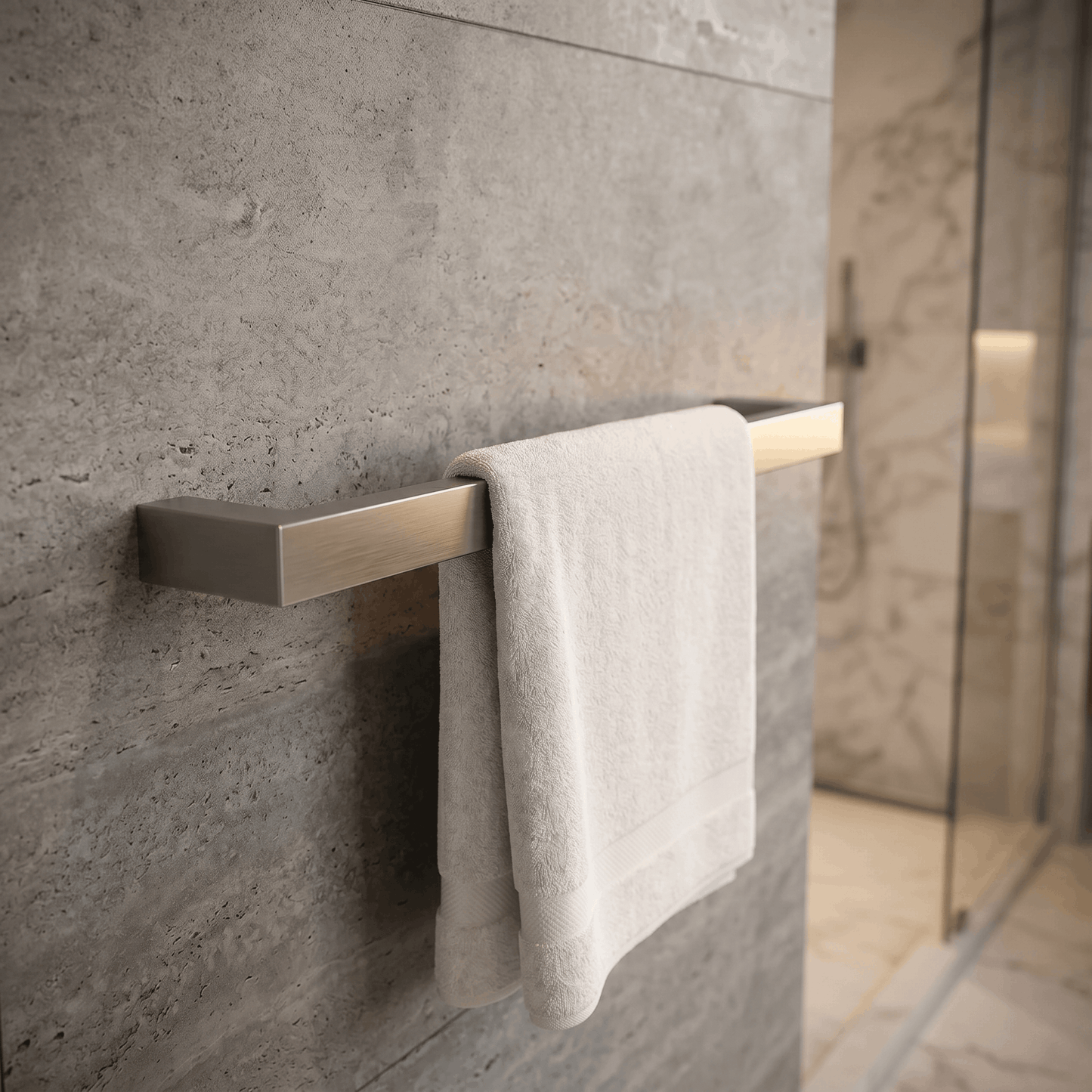 Kingroom Heated 3-Piece Towel Bar – Wall Mount SUS304 Stainless Steel
