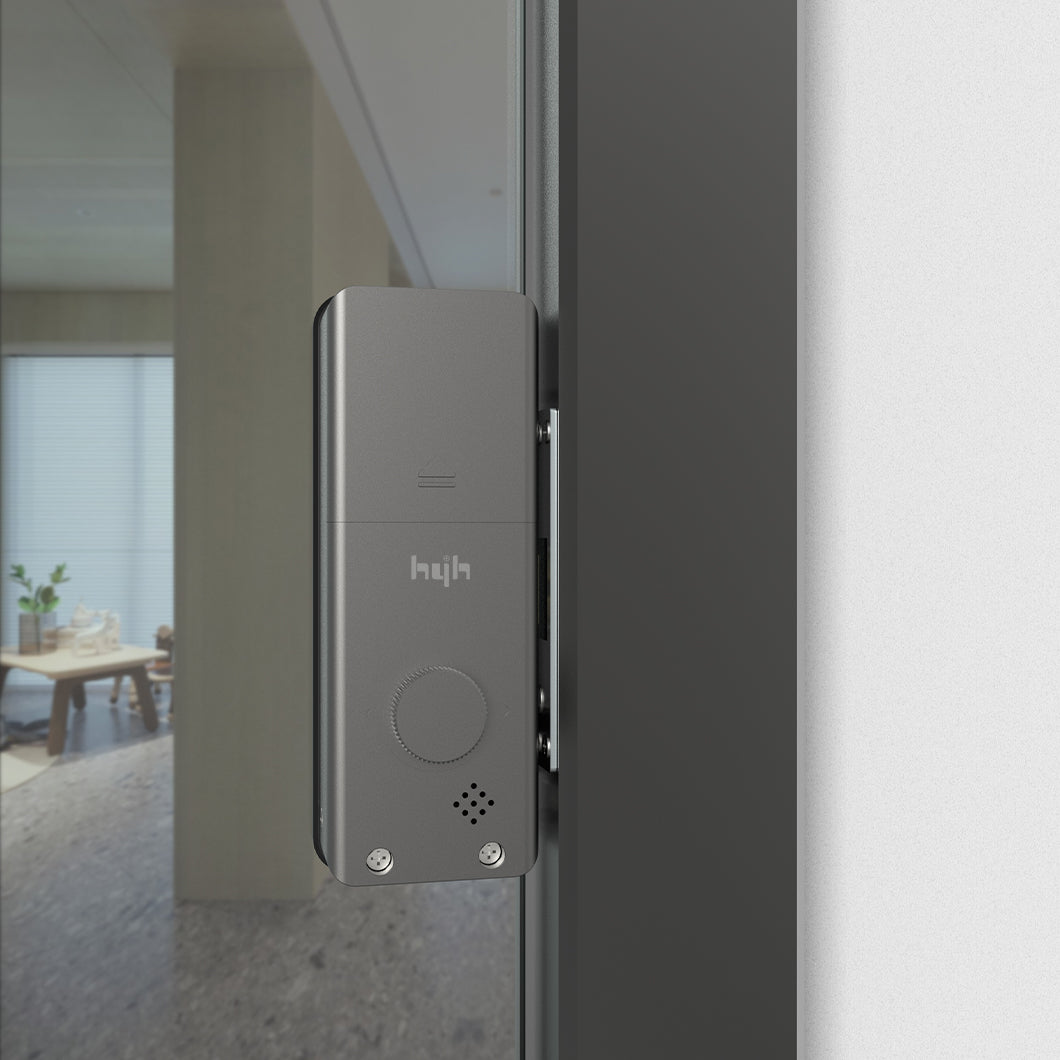 HYH Smart Glass Door Lock | Fingerprint PIN Card Wi-Fi Tuya App | HC-113G