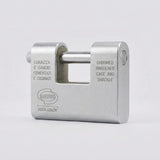 Corbin Armoured Shutter Padlock 90mm | Hardened Steel Double Locking Heavy-Duty Armoured Casing