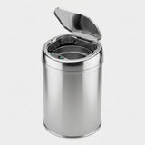 Kingroom Automatic Sensor Bin 9L | Motion-Activated Lid, Stainless Steel for Home & Office | J7209