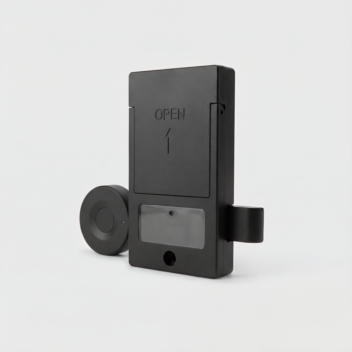 Smart Cabinet & Drawer Lock | Biometric Fingerprint Access Aluminium Alloy Black |  F580