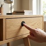 Smart Cabinet & Drawer Lock | Biometric Fingerprint Access Aluminium Alloy Black |  F580