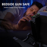Proway Biometric Drop-Down Handgun Safe | Fingerprint & Passcode Under Desk | GS-375EBD