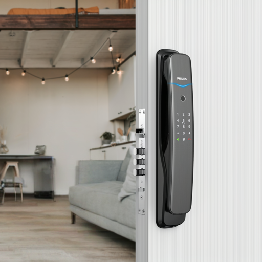 Philips Smart Wi-Fi Door Lock | Fingerprint Pin Access Records | DDL702E-5HWS