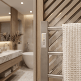 Kingroom Heated Towel Rack – Freestanding Floor Stand SUS304 Stainless Steel (MCE661)
