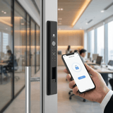 HYH Smart Latch Type Sliding Door Lock | Fingerprint Bluetooth Tuya App | HC-02T