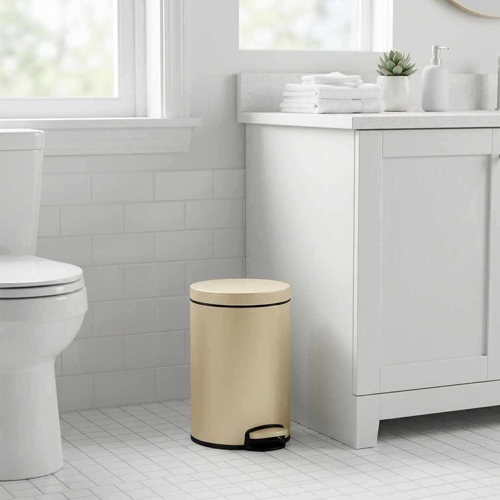 EKO Eva Step Bin – Stainless Steel Soft-Close Pedal Trash Bin (5L / 12L / 20L)