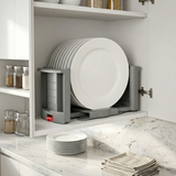 Wellmax Adjustable Plate Stacker Holder | 12 Plates Capacity Safe Storage| K805
