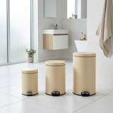 EKO Eva Step Bin – Stainless Steel Soft-Close Pedal Trash Bin (5L / 12L / 20L)
