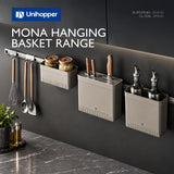 Mona Hanging Basket & Organizer Set | Washable with Drain Tray Grey | KH1102.GG