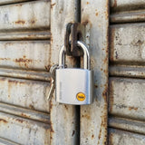 Yale Boron Padlock Key Alike 50mm | Hardened Steel Anti-Cut Security | Y120-50-127-4