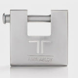 Tesa Armoured Shutter Padlock 90mm | Hardened Steel Anti-Cut Anti-Drill Security | CST60