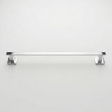 Kingroom Brass Single Towel Bar | Non-Corrosive, Mirror Finish, Rectangular | Kingoom 76024