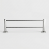 KIngroom Stainless Steel Double Towel Bar | Rust Free SUS304, Rounded with Matte Finish | Kingoom 5448