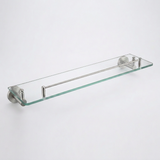 Kingroom Glass Vanity Storage Shelf 24-Inch | Rust Proof Stainless Steel with Tampered Glass | SS-5491