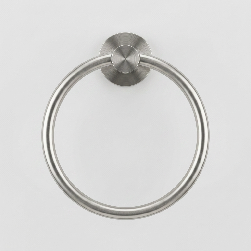 Kingroom Stainless Steel Towel Ring | SUS304 Rust-Proof, Brushed Satin Finish, Round Design | 5460