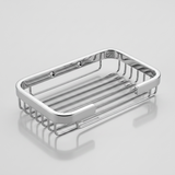 Homex Brass Soap Dish | Wall-Mounted Open-Wire Chrome Finish | BB-101