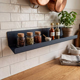 Wellmax Wall Mounted Spice Shelf | Kitchen Storage Rack 3 sizes | GS90
