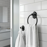Kingroom Black Bathroom Set 5-Piece | Classical Rust-Free Zinc Alloy | 637700