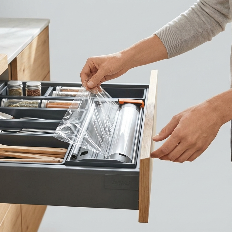 Blum AMBIA-LINE Film & Foil Dispenser/Cutter | Built in cutter 2in1 | ZC7C000