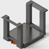 Blum AMBIA-LINE  Plate Holder / Stacker | Adjustable Holds up to 12 Plates | ZC7T0350
