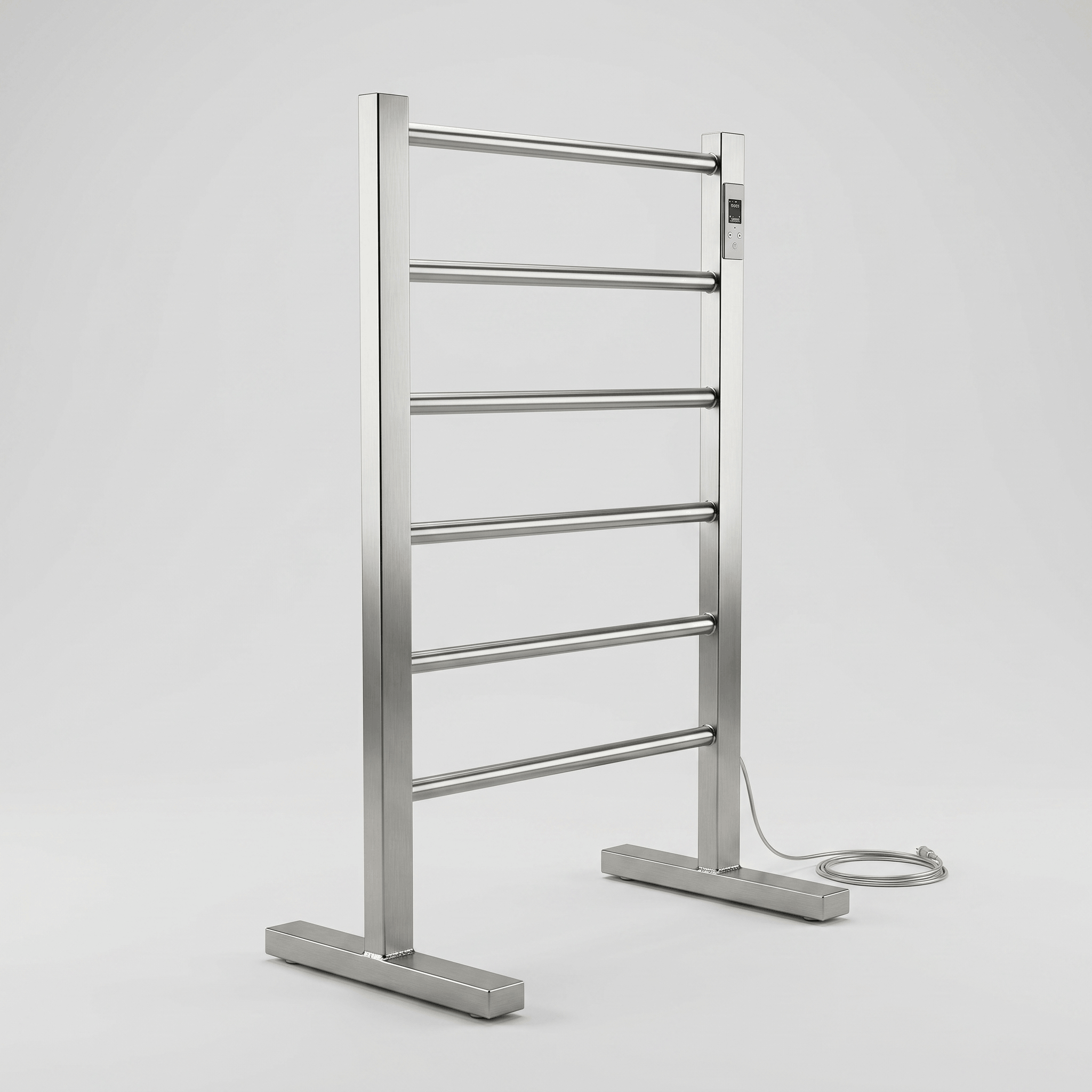 Kingroom Heated Towel Rack – Freestanding Floor Stand SUS304 Stainless Steel (MCE661)
