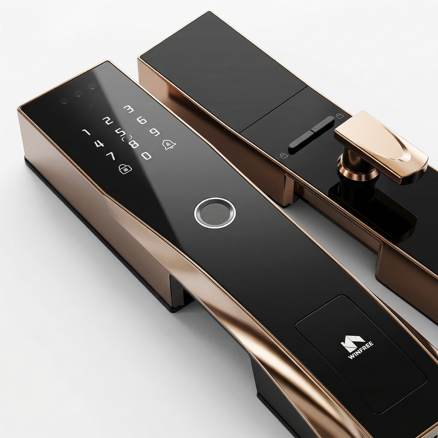 HYH WINFREE Smart 3D Face Door Lock | Palm Vein Video Surveillance Tuya Wifi | W-Q07