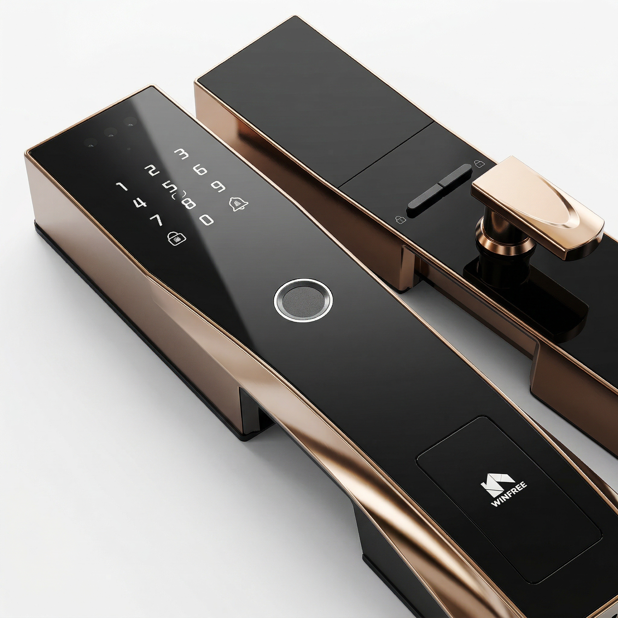 HYH WINFREE Smart 3D Face Door Lock | Palm Vein Video Surveillance Tuya Wifi | W-Q07
