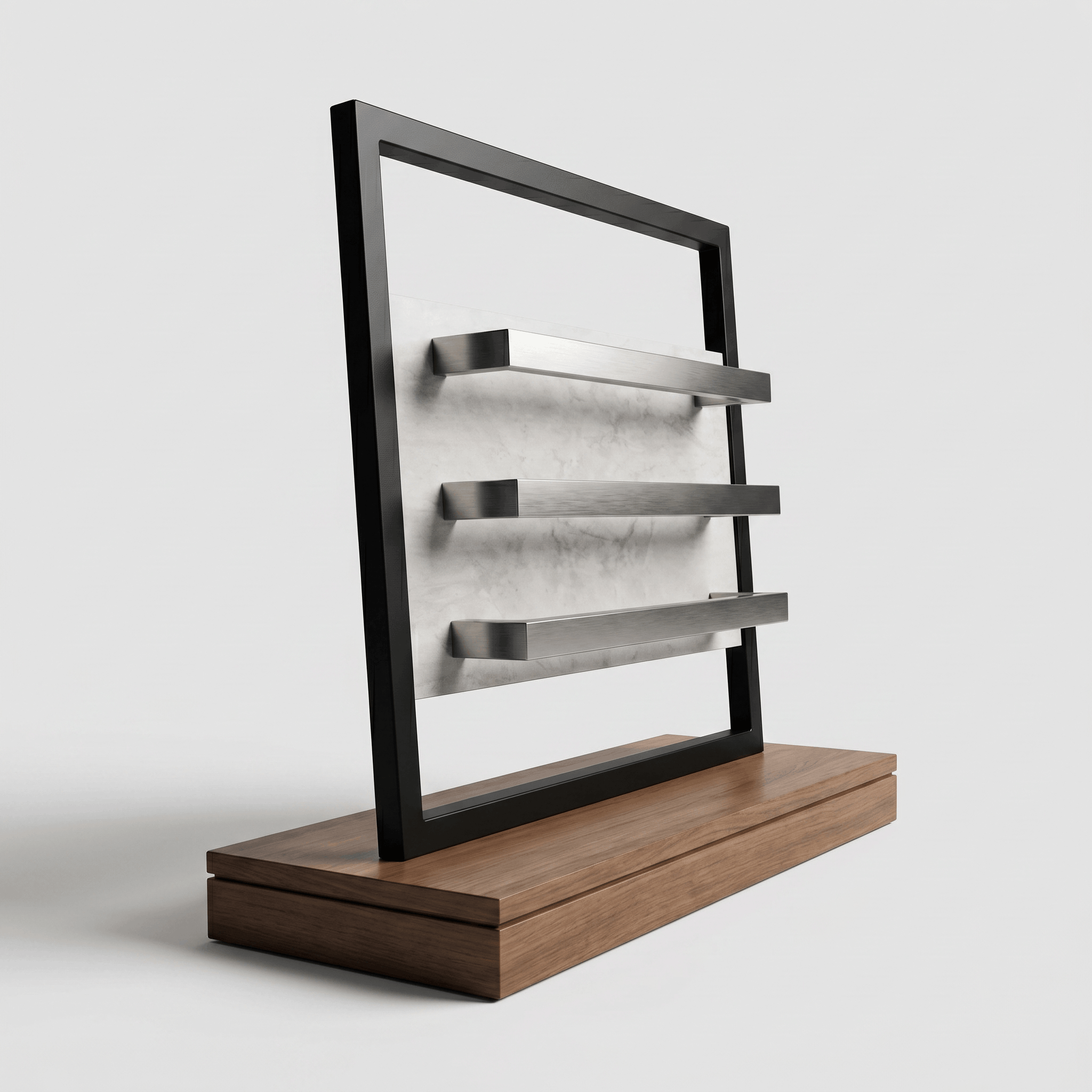 Kingroom Heated 3-Piece Towel Bar – Wall Mount SUS304 Stainless Steel